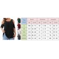 thumbnail image 2 of felwors Women's Plus Size Tops Cold Shoulder Dressy Casual Tunics Blouses Lace Summer Short Sleeve Shirts , XXXL, 2 of 7