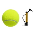 thumbnail image 5 of 9.5 Inch Dog Tennis Ball Outdoor Sports Dog Chew Training Ball with Inflating Giant Outdoor Toys Pet Toy Cricket Pump Funny, 5 of 6