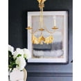 thumbnail image 3 of Lucas McKearn Sweet Olive 3-light Resin Mini Chandelier in Distressed Gold, 3 of 3