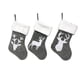 thumbnail image 1 of 3pcs Medias de Navidad Coser Animales Adornos navideños Bolsas de dulces no tejidas decorativas Inevent HA000939-00B, 1 of 2