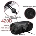 thumbnail image 4 of Wall-Mounted Patio Heater Cover - Black 30'L *9.5'H *6.5 ' W Electric Heater Cover,420D Oxford Waterproof Dustproof Infrared Heater Covers for I, 4 of 4
