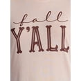 thumbnail image 3 of Positivitees Women's Fall Y'all Graphic Seasonal Fall Tee, Sizes S-XXXL, 3 of 4