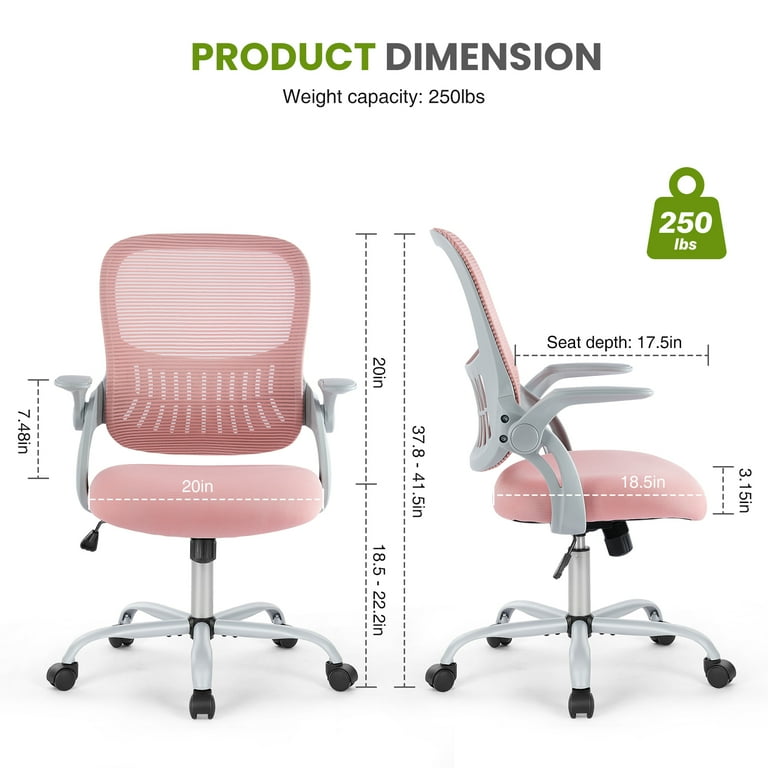 GIANNA Office Chair, Ergonomic Home Mesh Office Desk Chairs