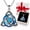 December/Sea Blue, variant on Birthstone Celtic Trinity Knot Necklace for Women Wear Your Protection Story Elegant Silver-Plated Crystal Jewelry Austrian Perfume Viking Saphire Personalized Pendant