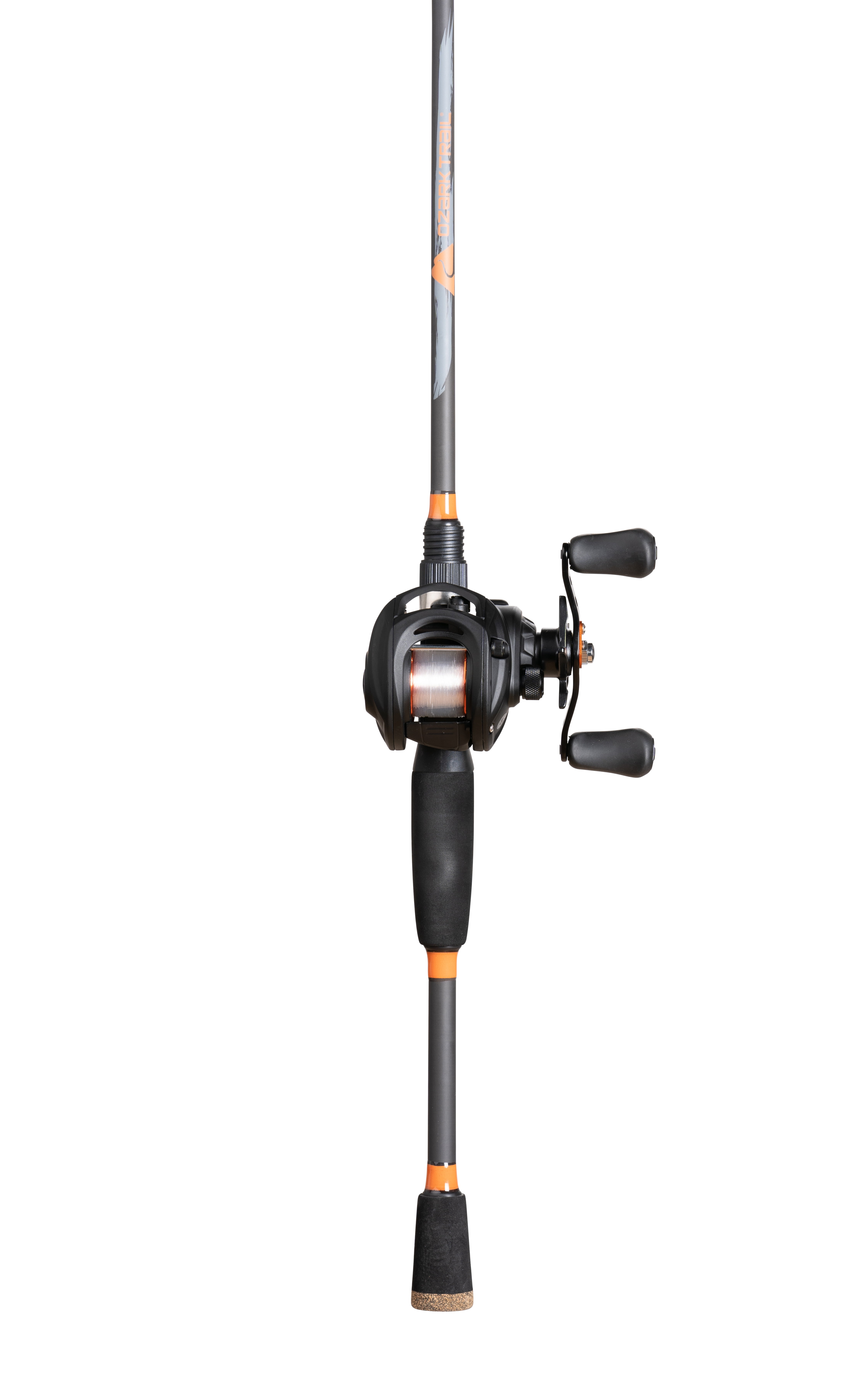 Ozark Trail Baitcast Rod & Reel Fishing Combo, Medium Action, 6.5ft - Black  and Orange