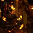 thumbnail image 6 of LED Halloween String Lights  Battery Operated  4 Pack, 6.5ft 20 LED  Skull shape Lights Copper wire Lights for Halloween Party Centerpiece Table Decorations DIY, 6 of 8