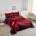 thumbnail image 3 of Erosebridal Gamepad Bedding Twin Comforter Set for Teens, Gradient Geometric Down Comforter, Gaming Sports Decor, Reversible, 3 of 7