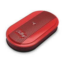 Holley 120-404 Holley Vintage Series Oval Air Cleaner - Gloss Red Machined