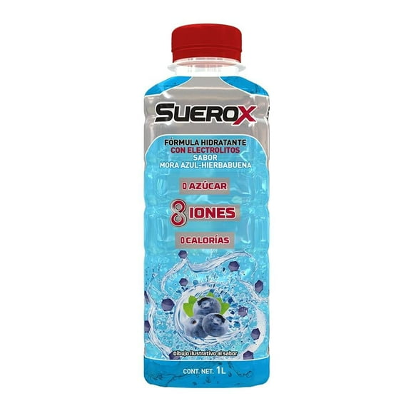 Bebida hidratante Suerox mora azul 1 l