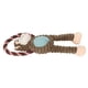 thumbnail image 3 of Dog Plush Toy Braiding Rope Teeth Grinding Cleaning Dog Squeaky Toys for Dogs Puppy Monkey, 3 of 5