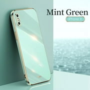 Cute Case for iPhone XS and iPhone X, iPhone XS Case 5.8 Inch, iPhone X Case 5.8", Durable Silicone Case, Slim Fit Lightweight Thin Cover, Sturdy Anti-Scratch Protective Nice Case (Green)