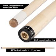 Action BW15 Black and White Pool Cue Billiard Stick Billiards Cues