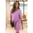 thumbnail image 2 of LASCANA Women's Zipper Detail Mini Dress Zipper, 2 of 5