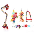 thumbnail image 1 of Bird Swing Toys 6pcs Swing masticar juguetes colgantes para loros, 1 of 8