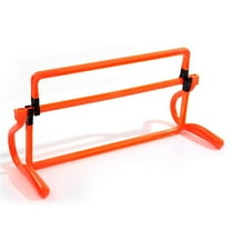Worgeous Orange PP Training Hurdles for Soccer Sports Essential Exercise Equipment 7 Pieces