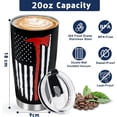 thumbnail image 5 of Firefighter Gifts For Men - 20oz Stainless Steel Tumbler for Dad from Daughter Son - Cool Birthday Gifts For Husband from Wife - Christmas Gifts for Firefighter Boyfriend, 1 Piece, 5 of 6