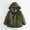 Army Green-a, variant on Boys Hooded Puffer Jacket Lined Water 𝖱esistant Windproof Thicken Quilted Winter Coat Thermal Outerwear Warm Puffer Coat Kids Snow Jacket