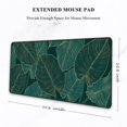 thumbnail image 5 of Extended Mouse Pad, XXL Gaming Mouse Pads, Large Big Mousepad Laptop Computer Keyboard Mat Desk Pad with Non-Slip Base Stitched Edge for Gaming Office, 35.5 x 15.7 inch, Tropical Leaves, 5 of 6
