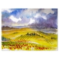 thumbnail image 2 of Beautiful Tuscan Hills Italy - Landscape Painting Canvas Print, 2 of 3