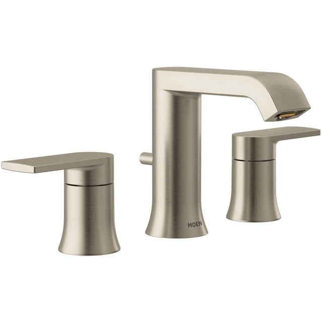 Grifo para Baño Genta LX Moen Moderno 2 Manijas Níquel Cepillado Moen T6708BN