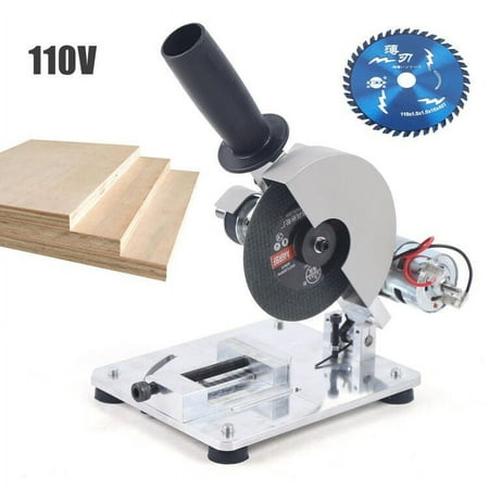 Aiqidi Portable Table Saw 26-29mm Mini Cutting Machine with Adjustable Angle Powerful Motor for Aluminum Soft Metal Wood
