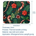 thumbnail image 5 of Christmas Crutches Gaming Mouse Pad, Desk Mat, Square 8.3x9.8 Inch Non-Slip Rubber Bottom Printed for Office and Gaming, 5 of 6