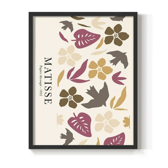 Matisse CCLVI in Solid Wood 8 x 10 Framed Print