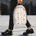 thumbnail image 2 of Easygdp Tropical Fruit Mochila Ligera de 15 Pulgadas para Estudiantes, Mochila Cómoda para la Escuela y Viajes, Correas Ajustables, 2 of 6