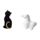 thumbnail image 5 of Figura decorativa de resina de gato y caballo, escultura de animal, adorno coleccionable para sala de estar, dormitorio, entrada, estantería, mesa, ar, 5 of 8