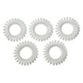 thumbnail image 6 of (3 pack) Offray Clear 1 1/2 Inch Mini Coil Hair Ties / Hair Band, 5 Pieces, 6 of 9