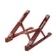 thumbnail image 2 of Soporte para portátil, tableta, plegable, antideslizante, de madera, ajustable en 8 ángulos. Rojo marrón, 2 of 9