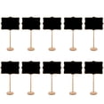 thumbnail image 1 of Carteles De Pizarras, 10 PCS Chalk Blackboard Wood Pequeño Tablero De Mensajes, 1 of 9