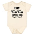 thumbnail image 3 of Inktastic My Yiayia Loves Me Yia Yia for Grandchild Girls Baby Bodysuit, 3 of 5