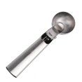 thumbnail image 2 of Stainless Steel Ice Scoop with Trigger, for Ice, Cookie Dough, Dishwasher Safe, Multiple Use Kitchen Gadget, 2 of 6