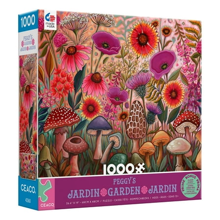 Ceaco 1000 Piece Peggy's Garden Morel of the Story Interlocking Jigsaw Puzzle