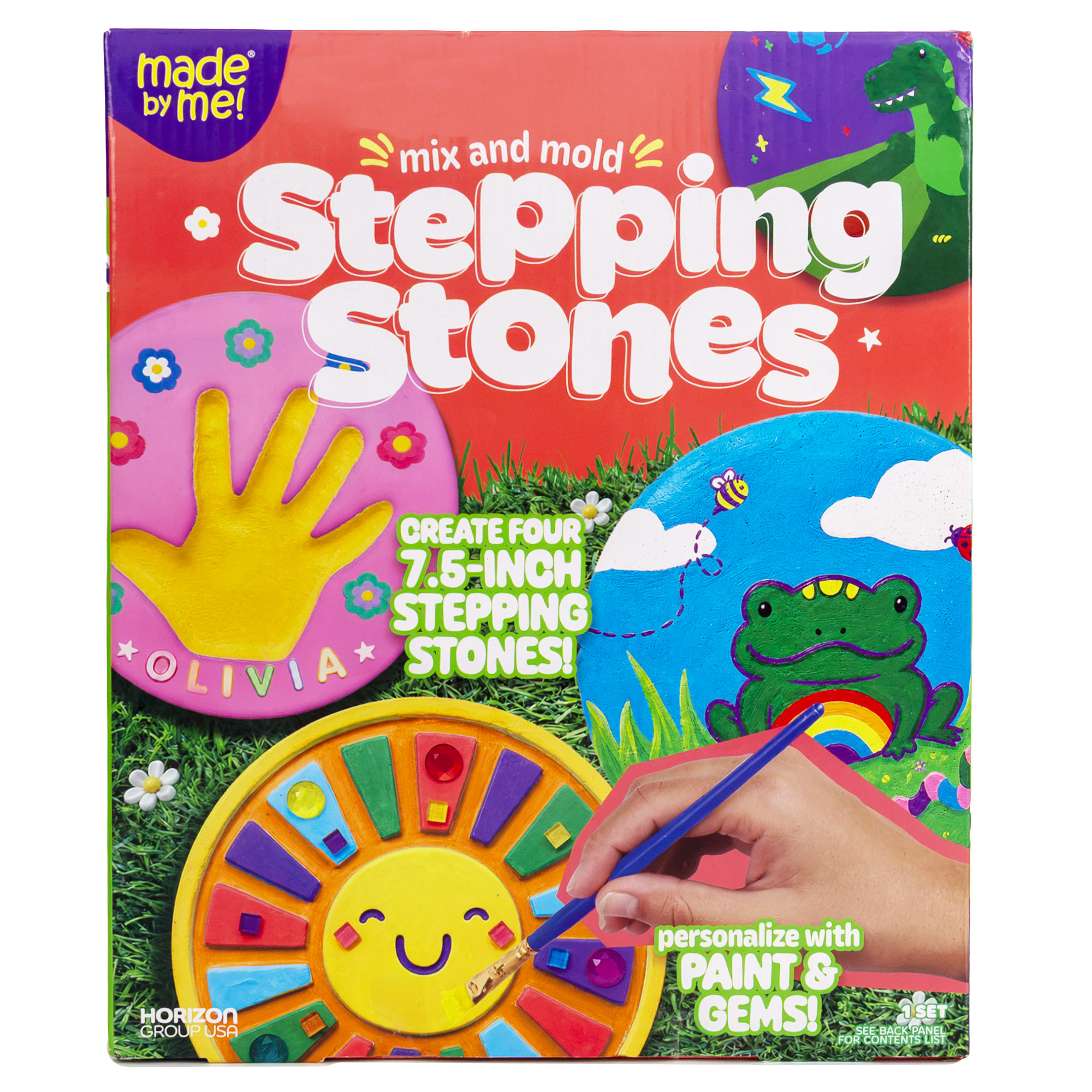Made By Me Mix & Mold Stepping Stones Craft Kit