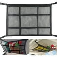 thumbnail image 5 of Auto Stowing Tidying Portable Net Pocket Interior Cargo Net Car Roof Bag Storage Bag Campervan Auto Mesh Storage Bag Car Roof Cargo Net Mesh Car Ceiling Storage Net 2, 5 of 8