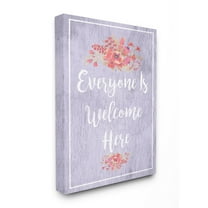 The Stupell Home Decor Collection Everyone Is Welcome Here Wall Art