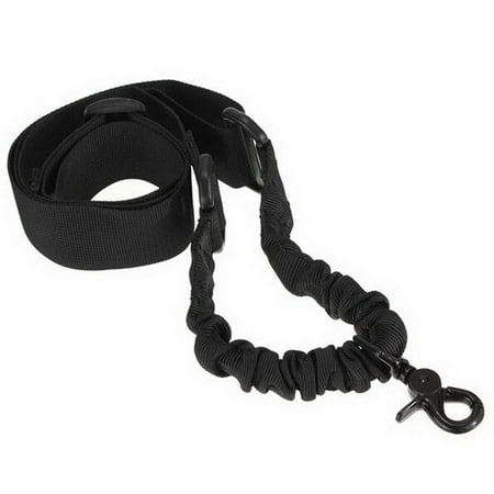 1 Points Rifle Sling with Length Adjuster Traditional Sling with Strap Ring Fixing Buckle for