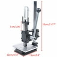 thumbnail image 2 of DIY Leather Craft Embossing Press Machine Hand Punching Tool Imprinting Stamps, 2 of 7