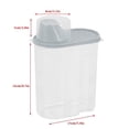 thumbnail image 3 of Baweave Food Storage Containers Clearance! Plastic Food Storage Containers with Lids Small Airtight Containers Square School Lunch Containers for Children Leftover Food Containers Clearan, 3 of 5