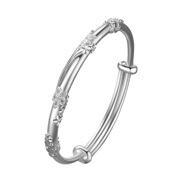 Waterproof Jewelry Sets Gifts for Womens Adjustable Sterling 925 Silver Bracelets for Women Lucky Bracelets Jewelry Gifts for Women Deals of the Day Clearance