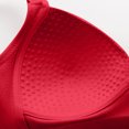 thumbnail image 6 of Penkiiy Women Bras Woman's Fashion Bowknot Printing Comfortable Hollow Out Bra Underwear No Rims Red Bras, 6 of 7
