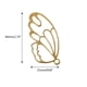 thumbnail image 2 of 5x/Set Wings Feather Frame UV Resin Blank Pendant Open Bezel Setting for DIY Arts Crafts Jewelry Making Pressed Flower, 2 of 4