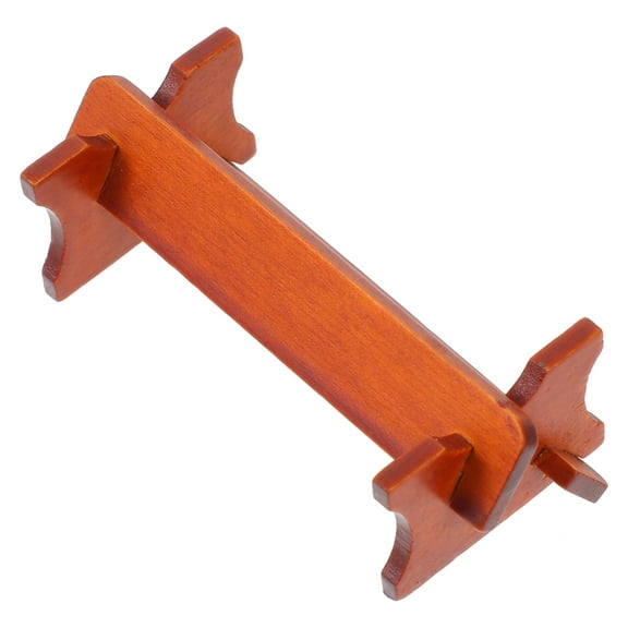 HONITANO Brown Mini Bookshelf Wood For Home Display 1Set 2.95X1.34X0.87In