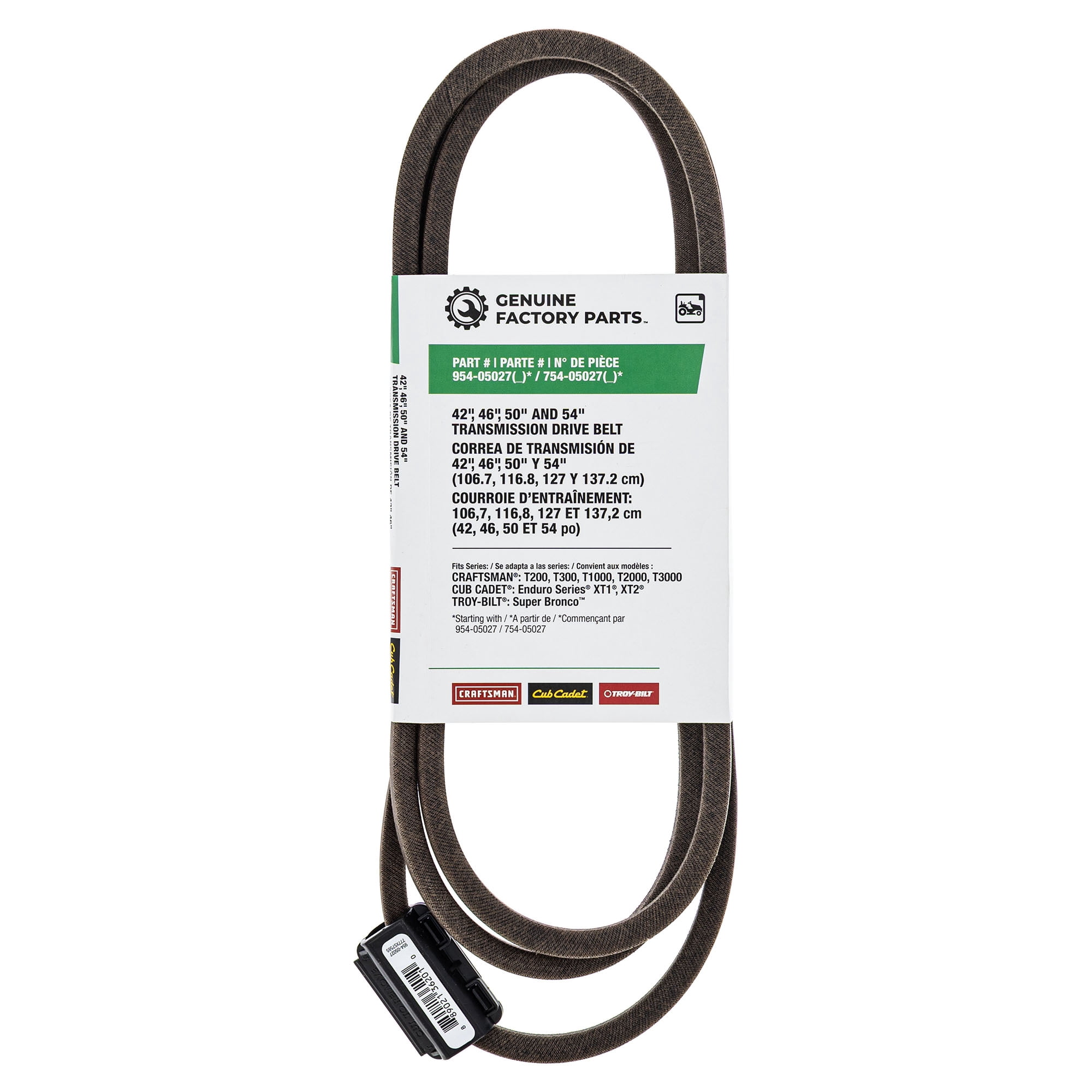 OEM MTD 954-04001A Lower Transmission V-Belt for MTD, Troy Bilt
