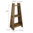 thumbnail image 4 of Solid Acacia Wood 3 Tier A-Frame Bookcase, 4 of 5