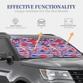 thumbnail image 4 of Haiem Sea Stars Car Windshield Sun Shade (2 Pieces) Foldable Windshield Sun Shade Car Accessories for Truck SUV Pickup-Medium, 4 of 7
