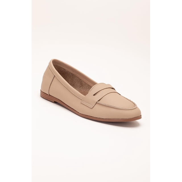 Dorothy - Mocasines de piel beige beige 24 CM
