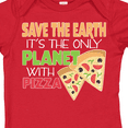 thumbnail image 4 of Inktastic Save the Earth. Its the Only Planet with Pizza. Boys or Girls Baby Bodysuit, 4 of 5
